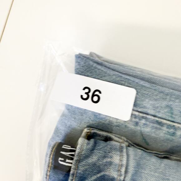 GAP Denim High Rise Wide Leg Crop Jeans Womens - 2 26 S Short - Picture 9 of 9